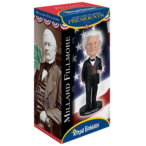 Royal Bobbles Millard Fillmore Collectible Bobblehead