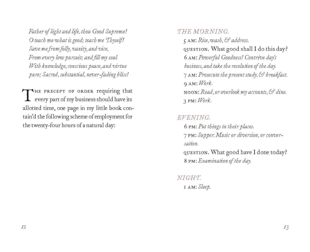 Benjamin Franklin's Book of Virtues