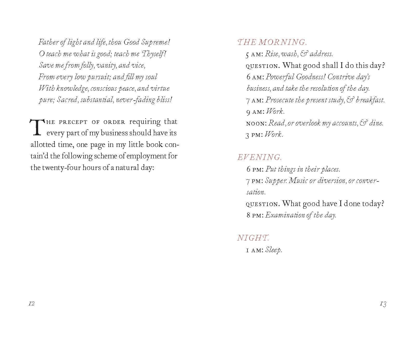 Benjamin Franklin's Book of Virtues