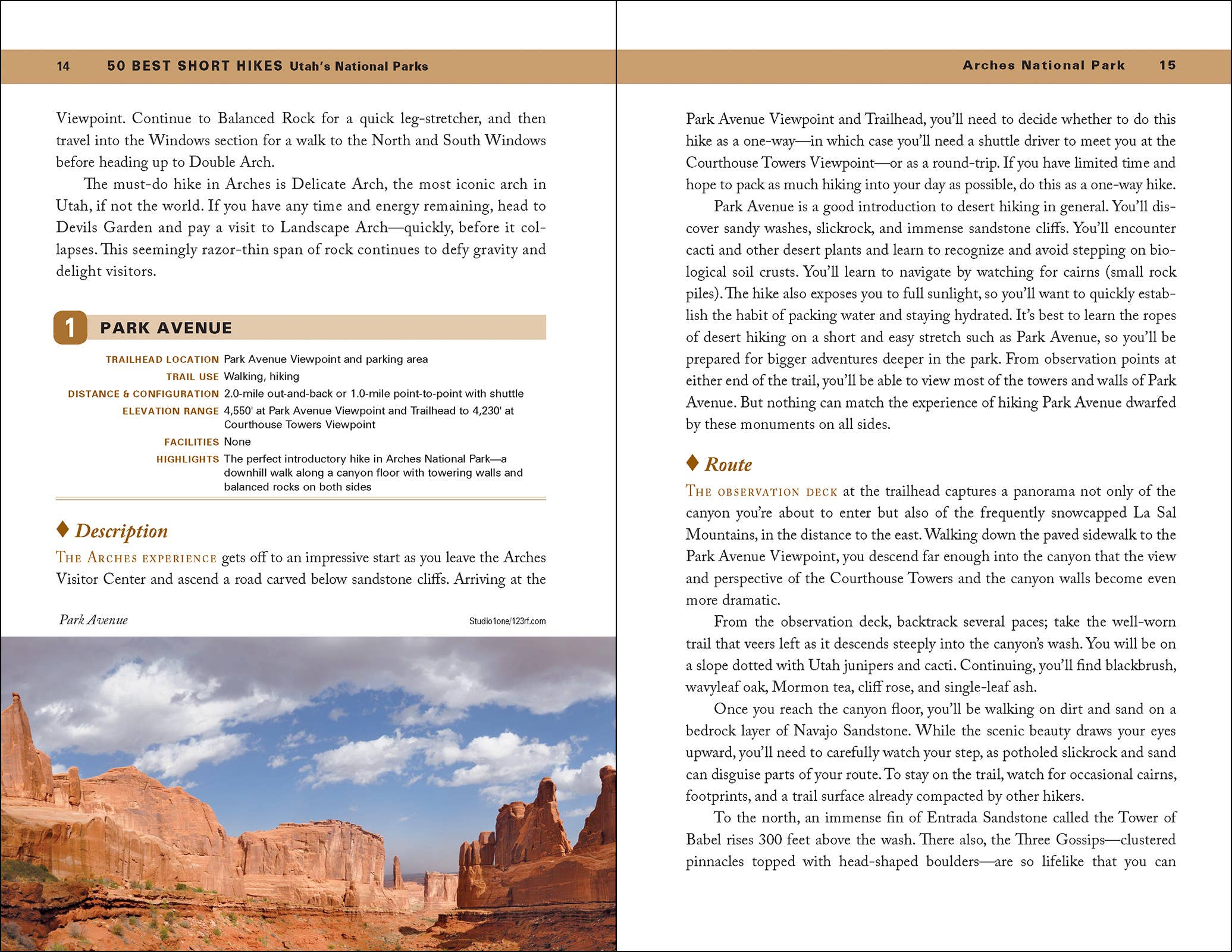 50 Best Short Hikes: Utah's National Parks 3e