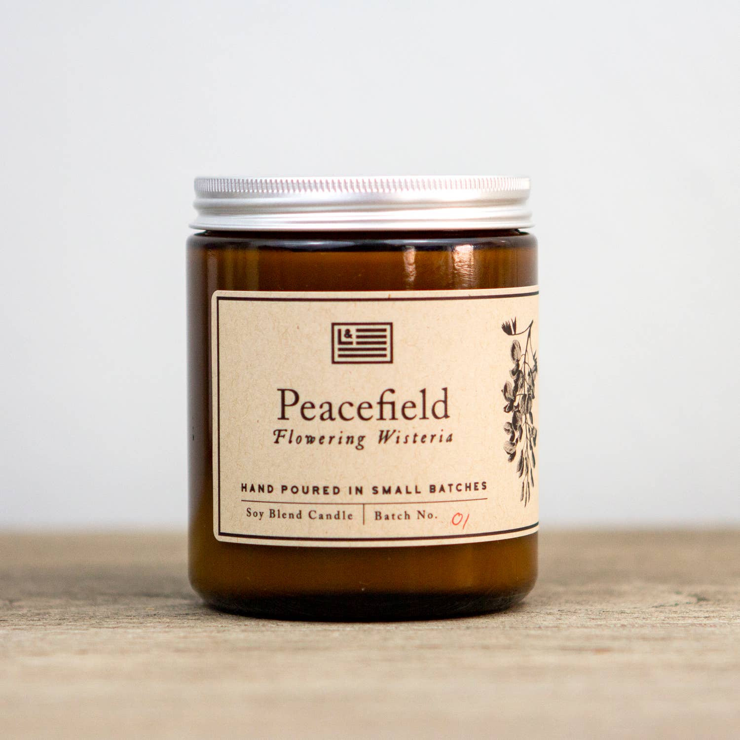 John Adams' Peacefield Soy Blend Candle