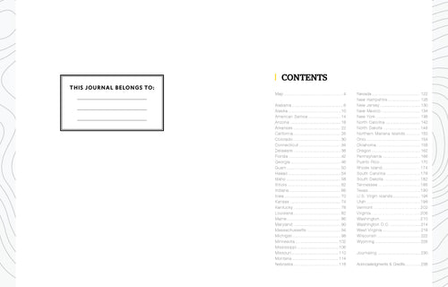 50 States 5000 Ideas Journal