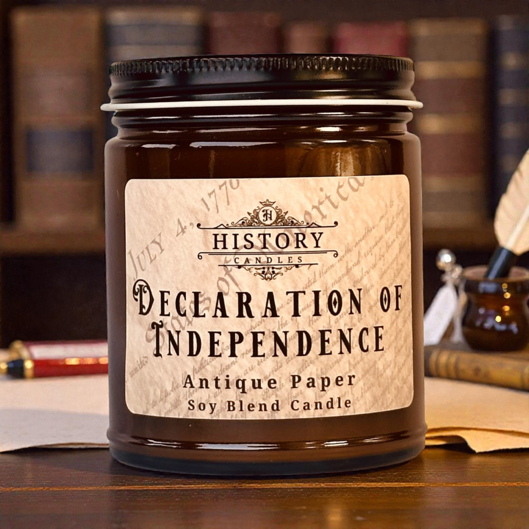 History Candles - DECLARATION OF INDEPENDENCE Candle