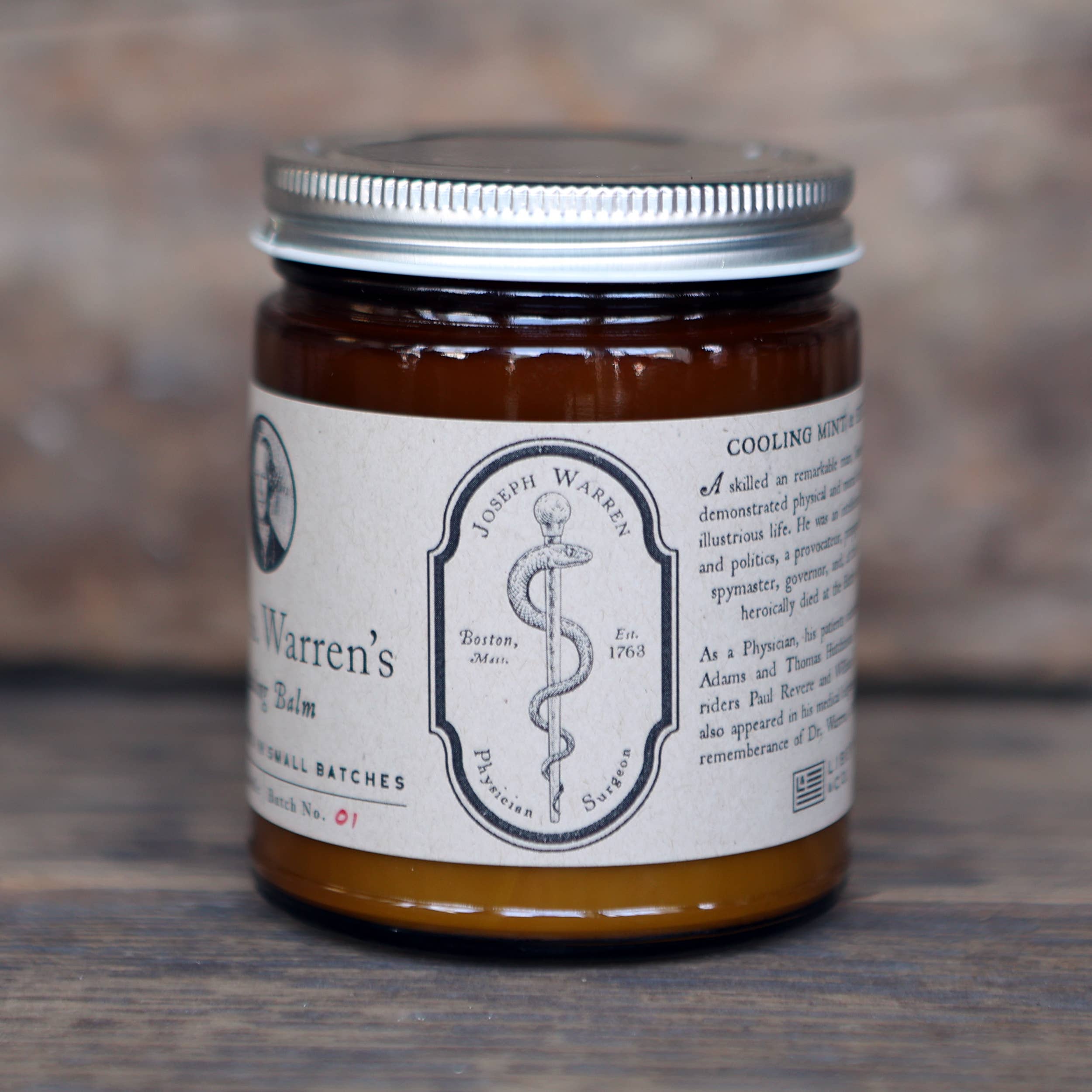 Dr. Joseph Warren Healing Balm Soy Blend Candle