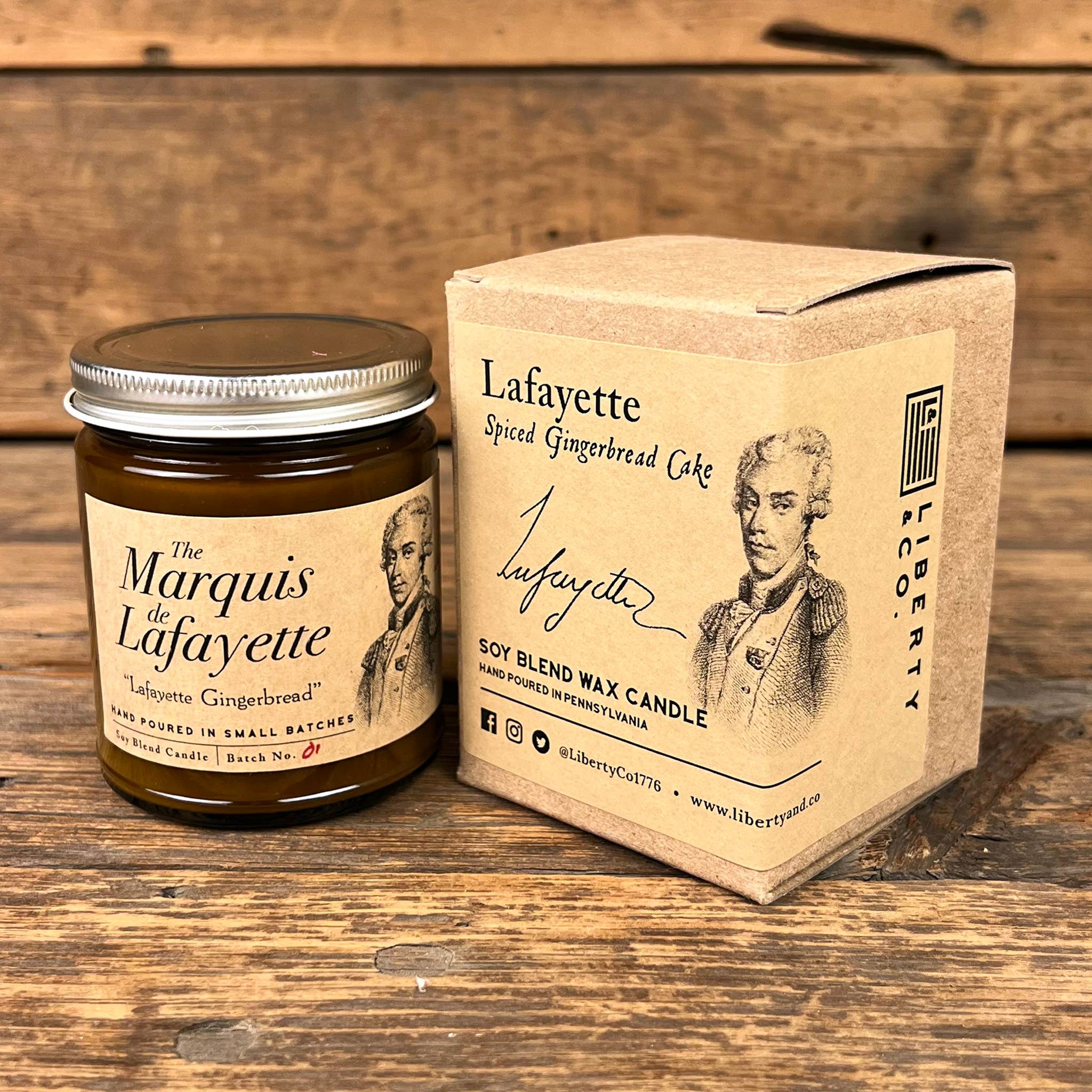 Marquis de Lafayette Soy Blend Candle