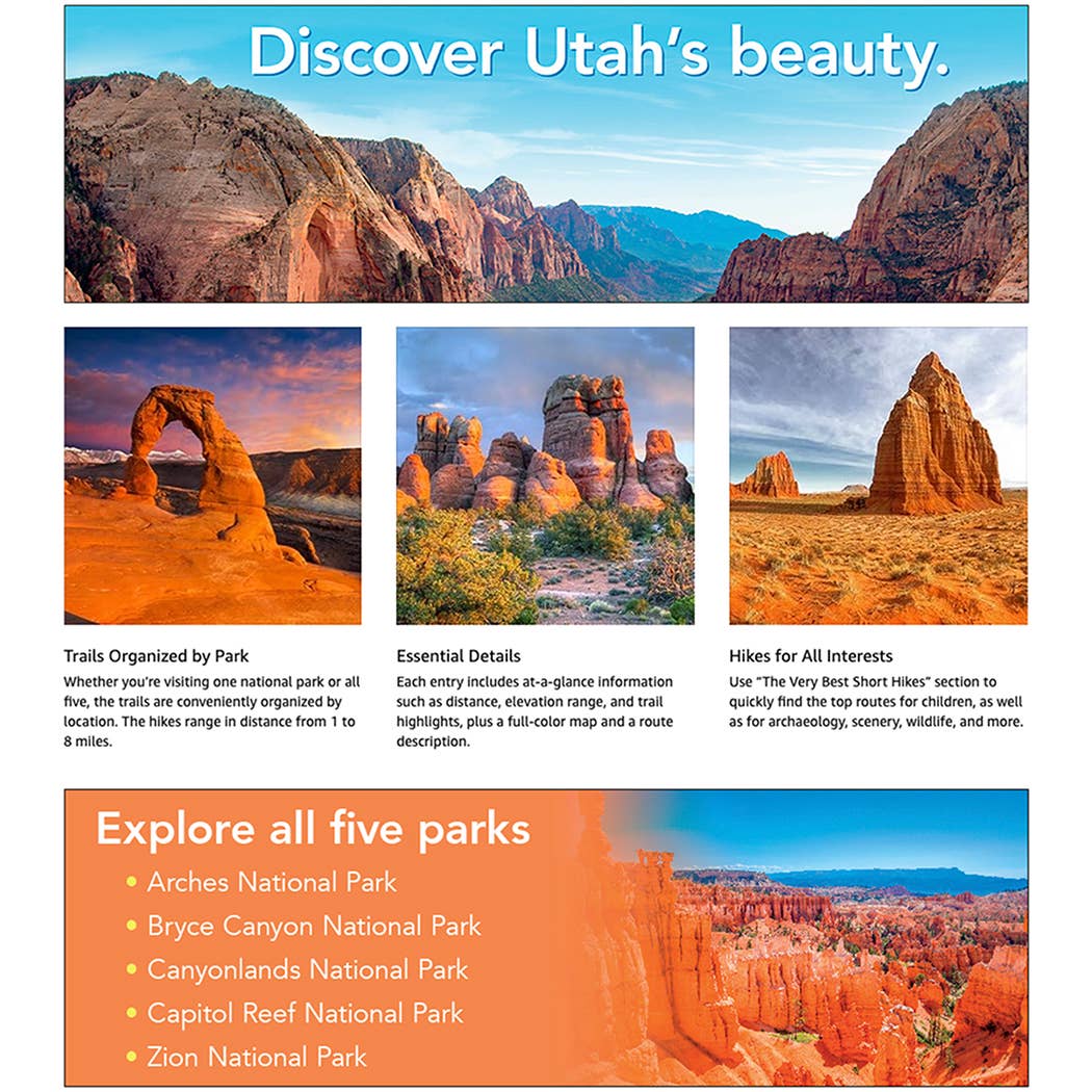 50 Best Short Hikes: Utah's National Parks 3e