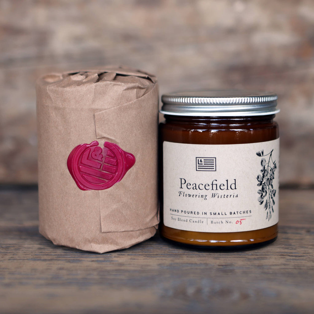 John Adams' Peacefield Soy Blend Candle