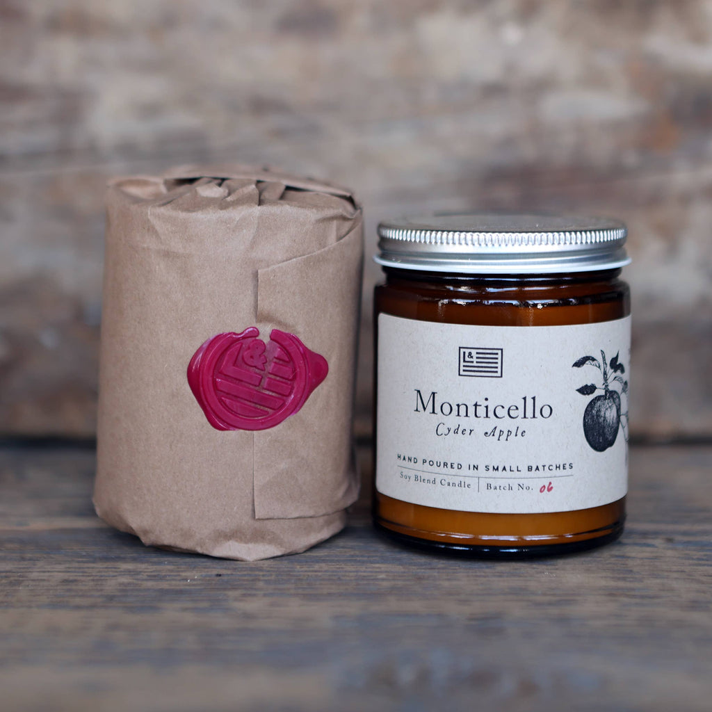 Thomas Jefferson's Monticello Soy Blend Candle