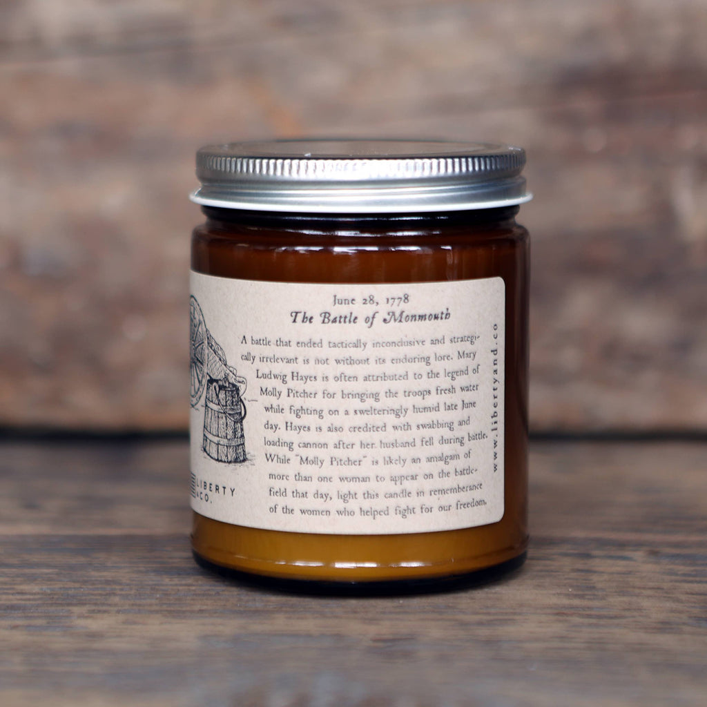 Molly Pitcher at the Battle of Monmouth Soy Blend Candle