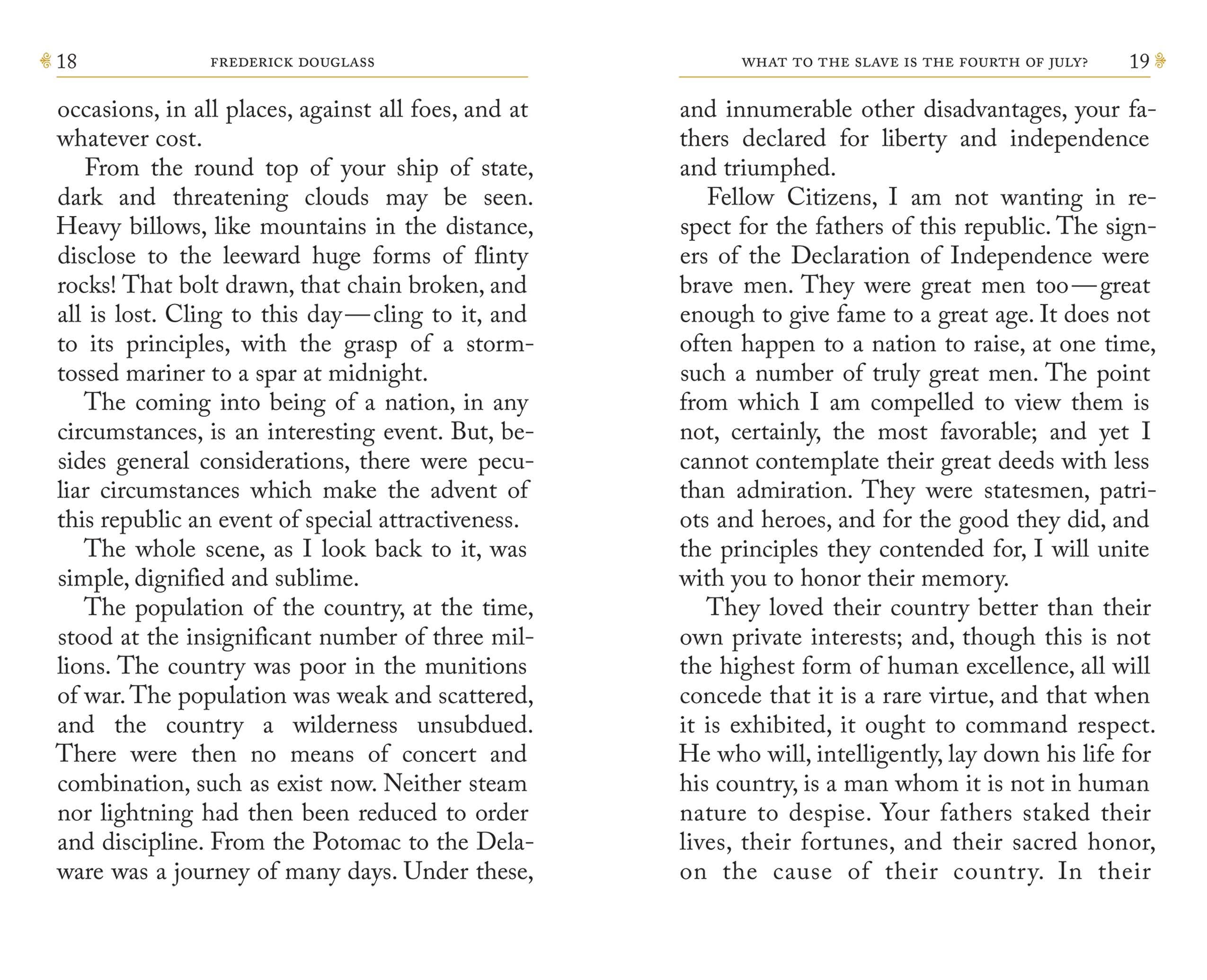 What to the Slave Is the Fourth of July? by Frederick Douglass