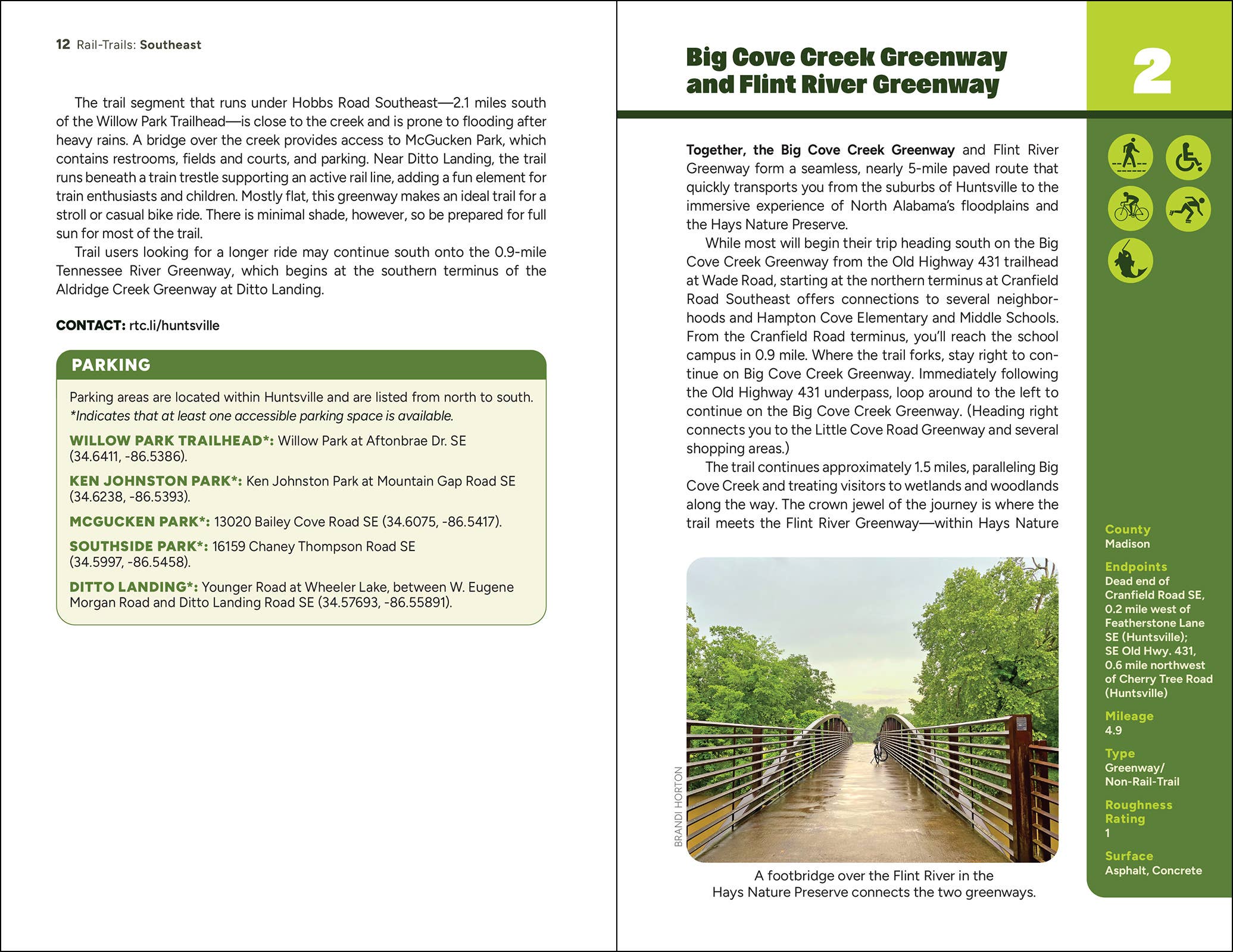 Rail-Trails Southeast 2e