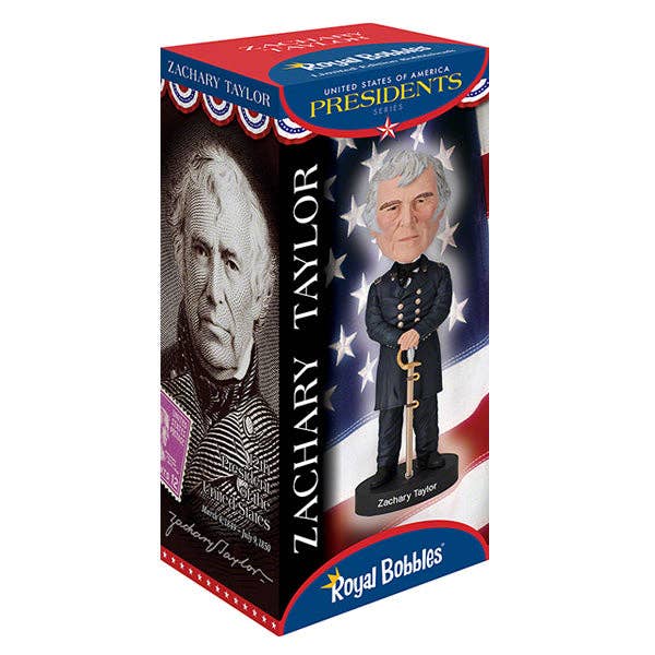 Royal Bobbles Zachary Taylor Collectible Bobblehead Statue