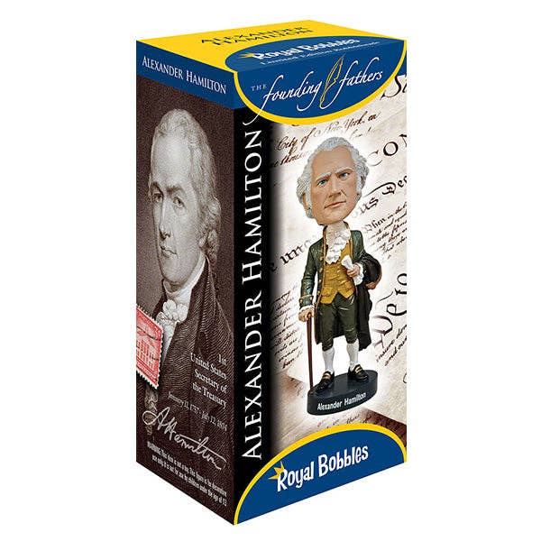 Royal Bobbles Alexander Hamilton Collectible Bobblehead