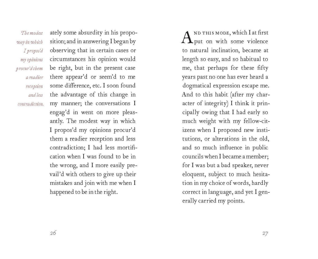 Benjamin Franklin's Book of Virtues