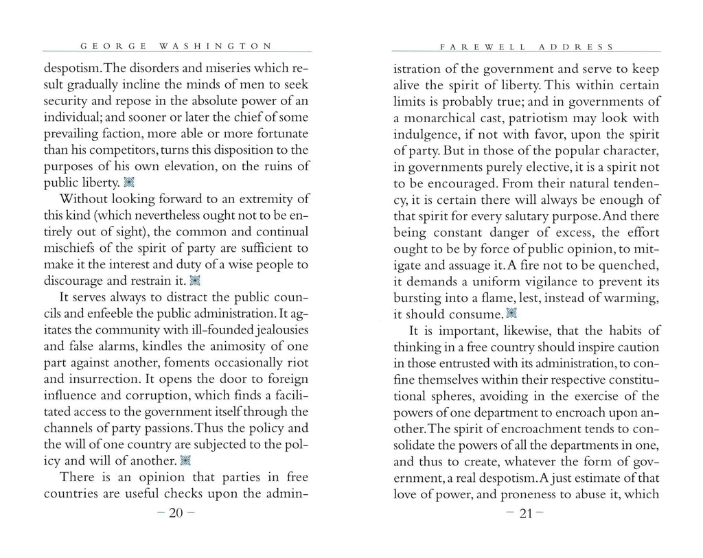 George Washington's Farewell Address