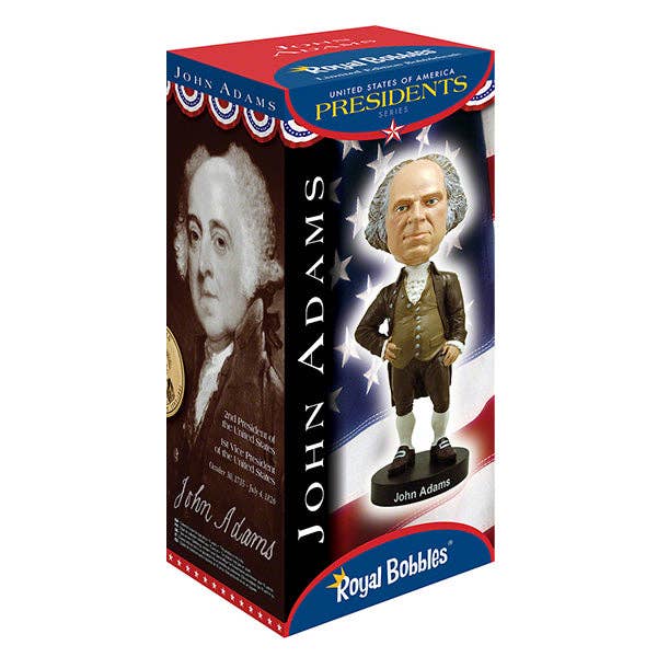 Royal Bobbles John Adams Collectible Bobblehead Statue