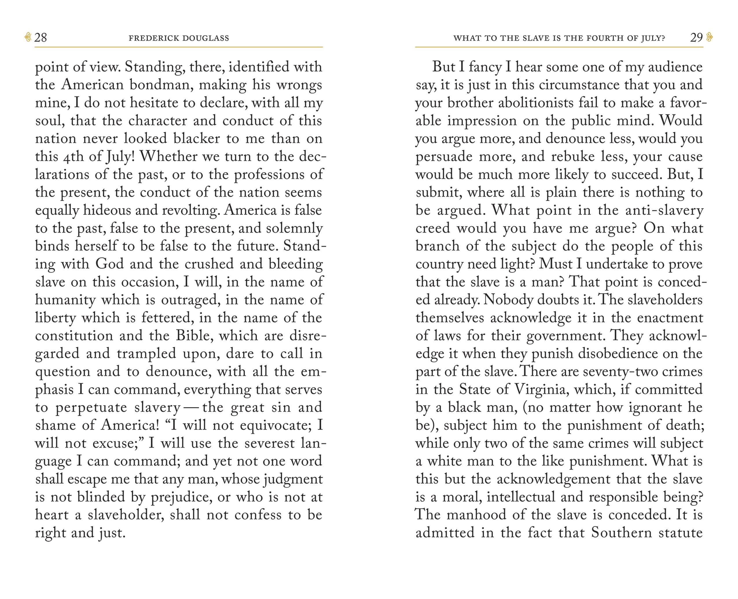 What to the Slave Is the Fourth of July? by Frederick Douglass