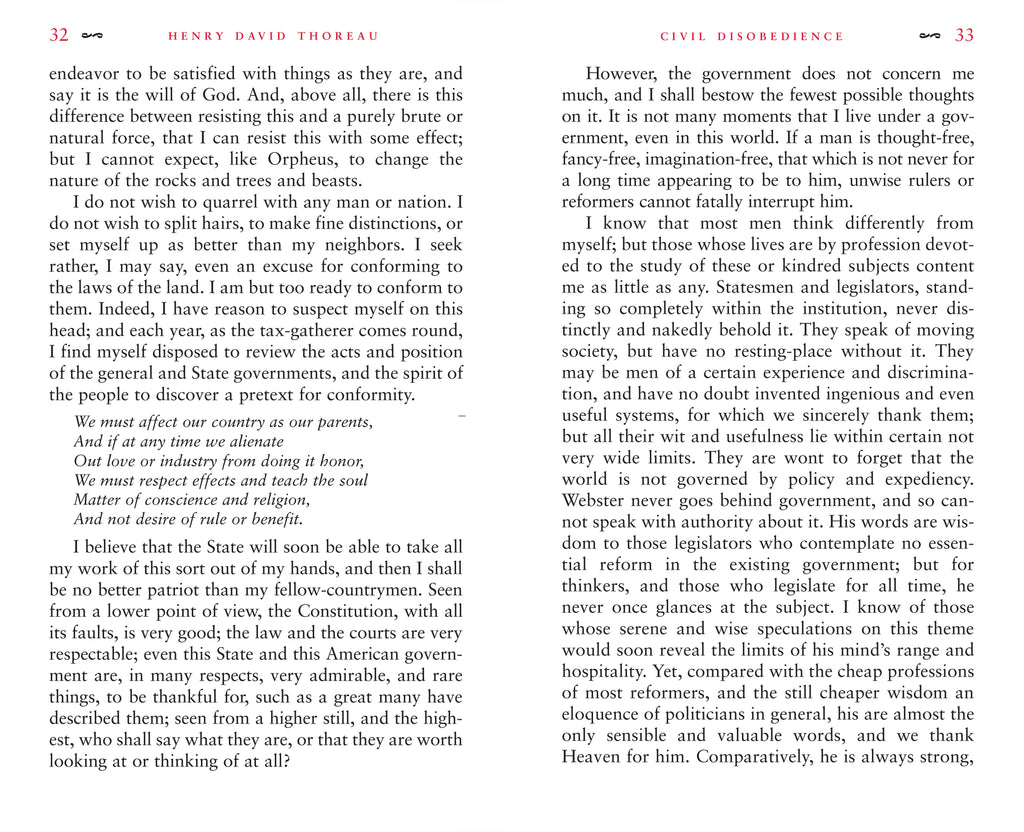 Civil Disobedience by Henry David Thoreau