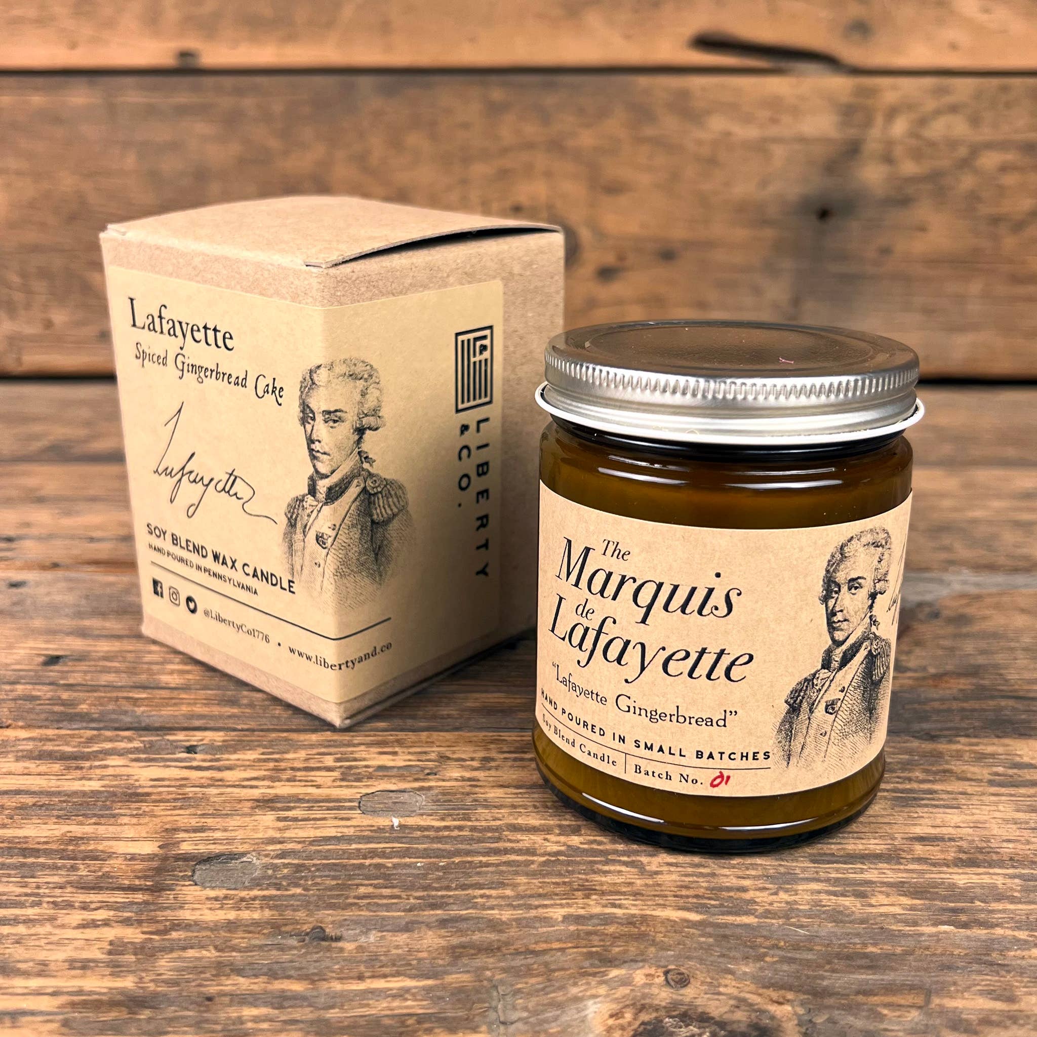 Marquis de Lafayette Soy Blend Candle