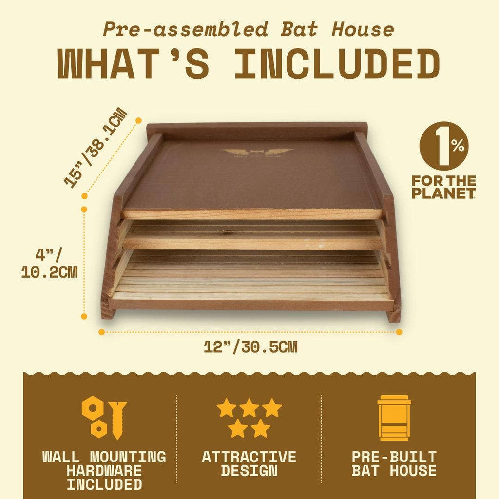 Big Bat Box - Two-Chamber Bat House
