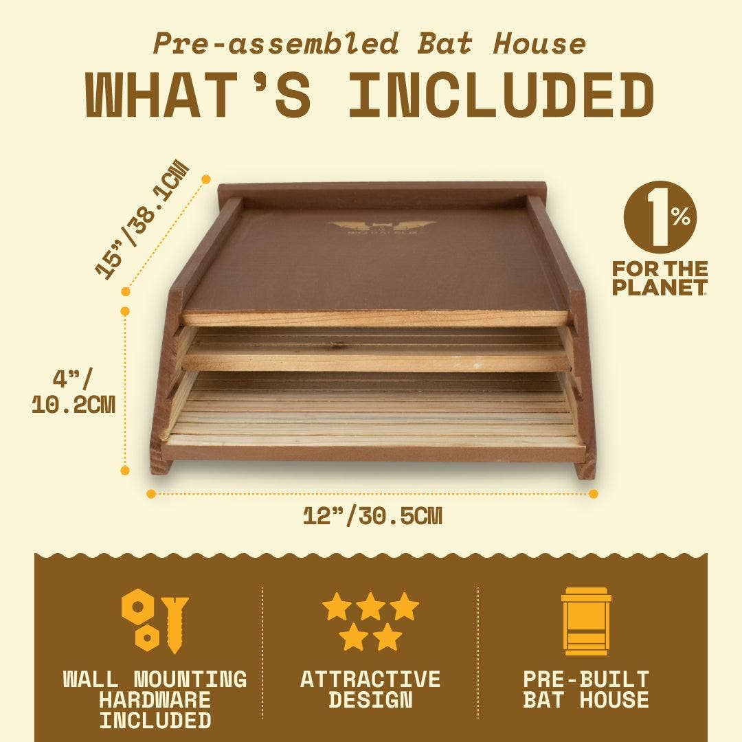Big Bat Box - Two-Chamber Bat House