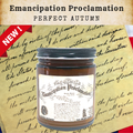 History Candles - EMANCIPATION PROCLAMATION Candle