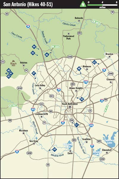 60 Hikes: San Antonio & Austin 4e