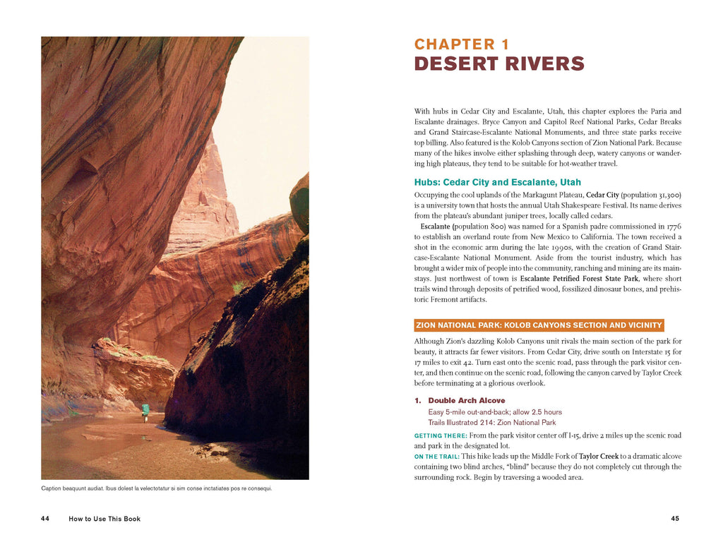 Hiking Southwest Canyon Country 4th Edition