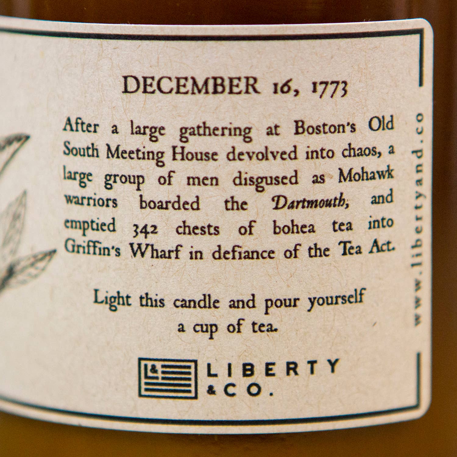 Boston Tea Party Soy Blend Candle