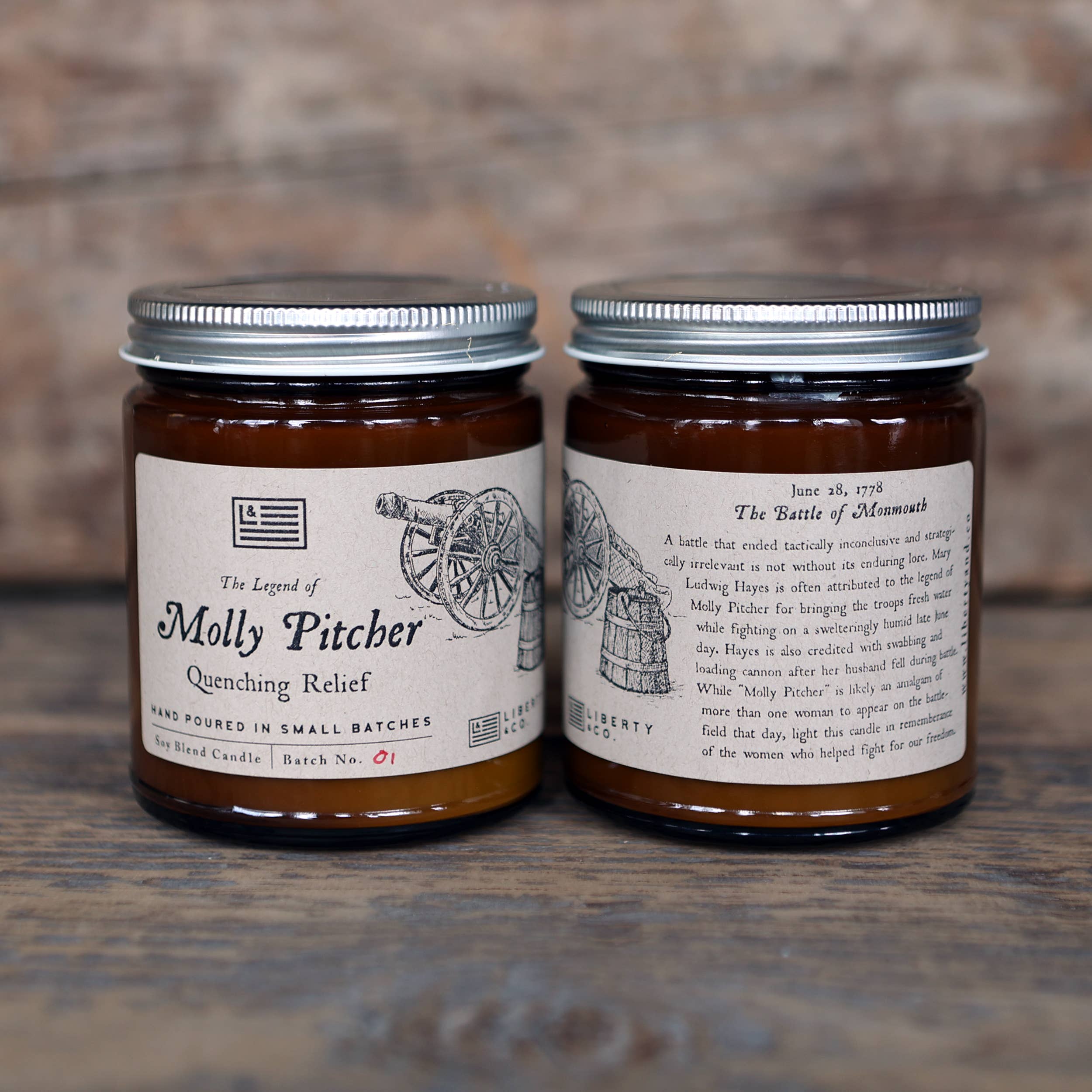 Molly Pitcher at the Battle of Monmouth Soy Blend Candle