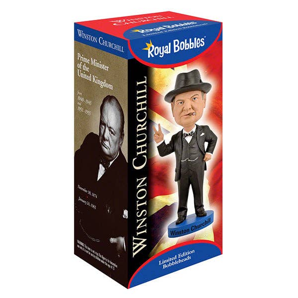Royal Bobbles Winston Churchill V2 Collectible Bobblehead