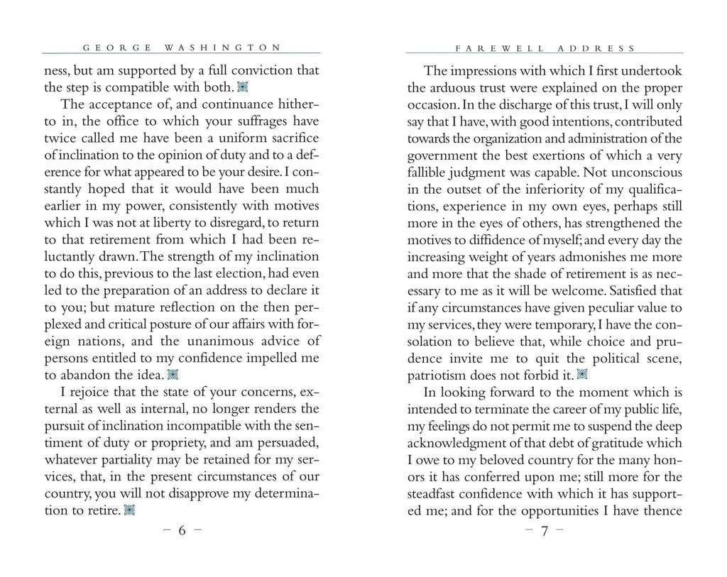 George Washington's Farewell Address