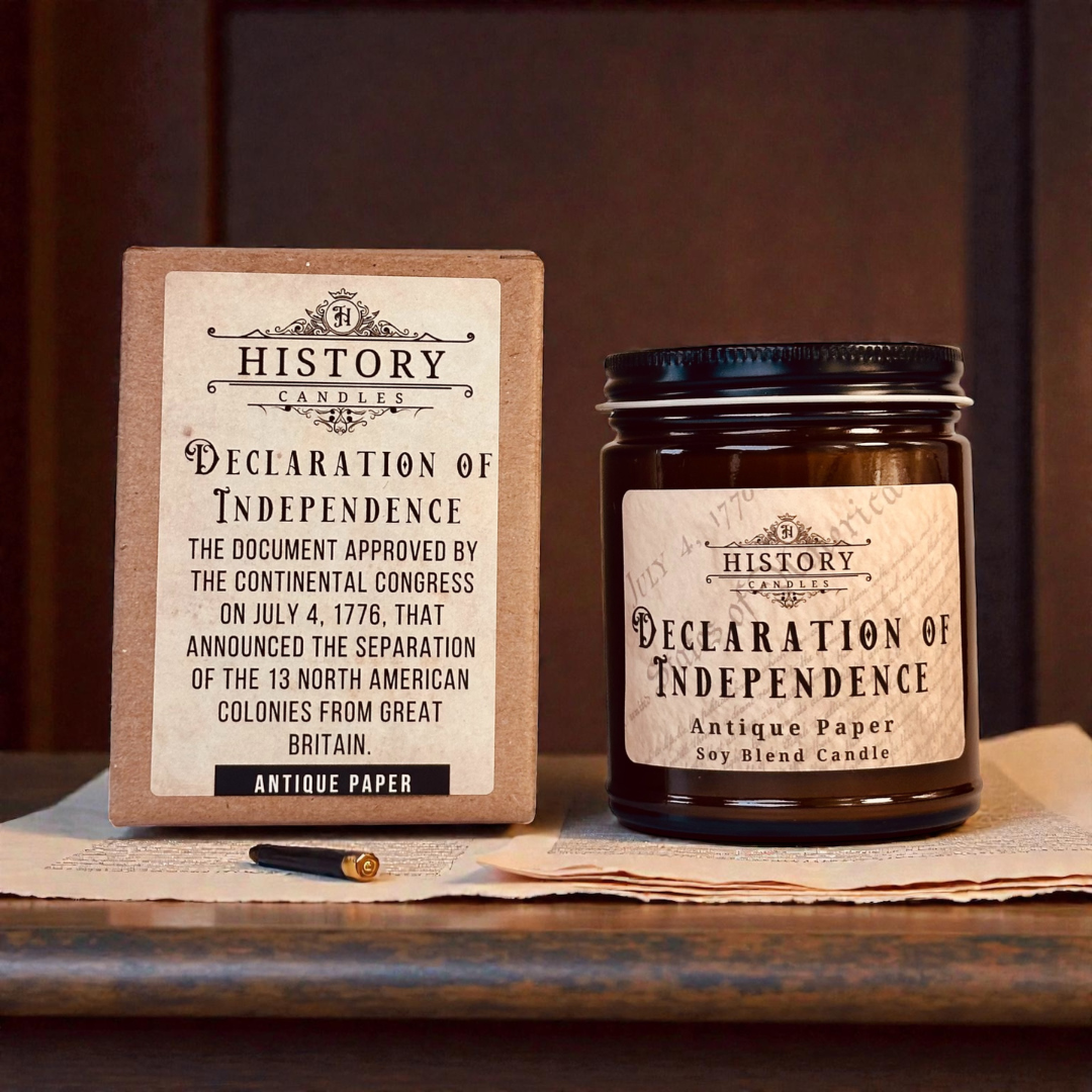History Candles - DECLARATION OF INDEPENDENCE Candle