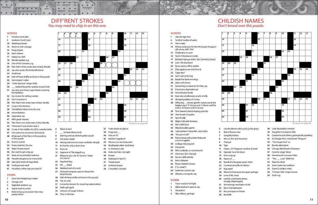 For the Birds Crosswords - Adult Crossword Book