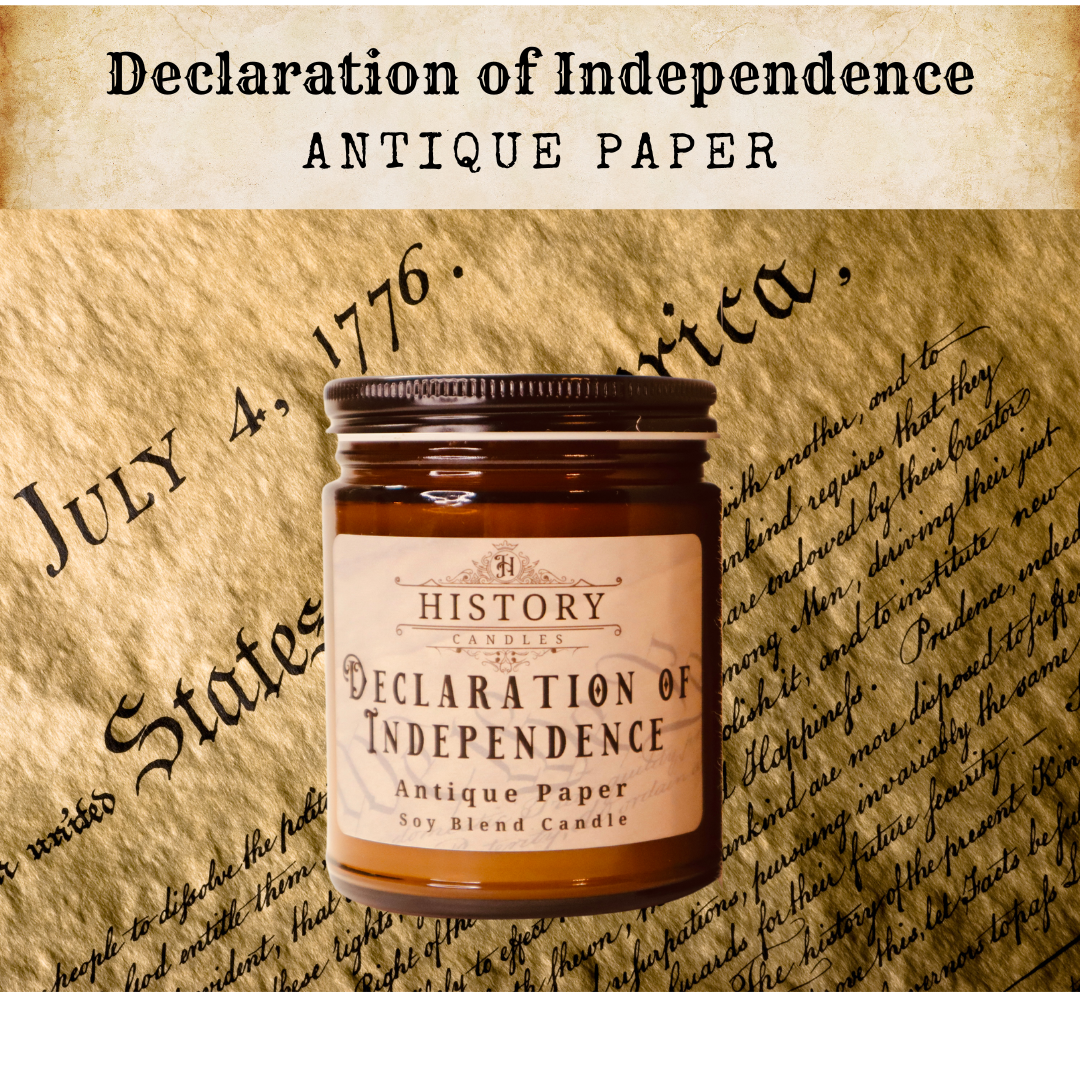 History Candles - DECLARATION OF INDEPENDENCE Candle