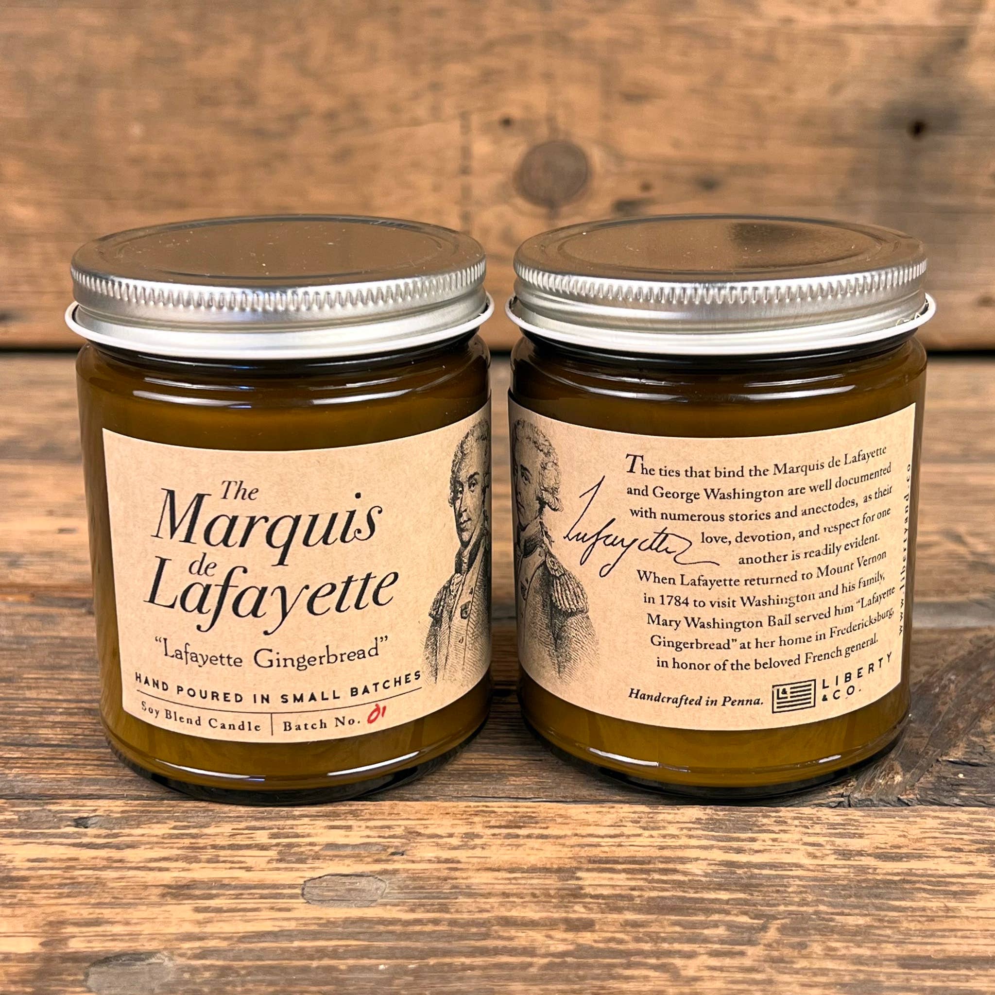 Marquis de Lafayette Soy Blend Candle