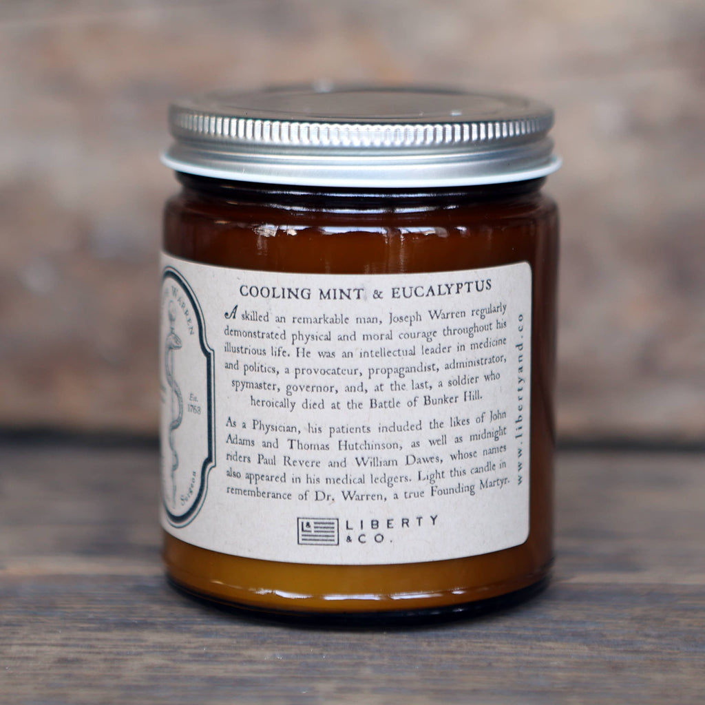 Dr. Joseph Warren Healing Balm Soy Blend Candle