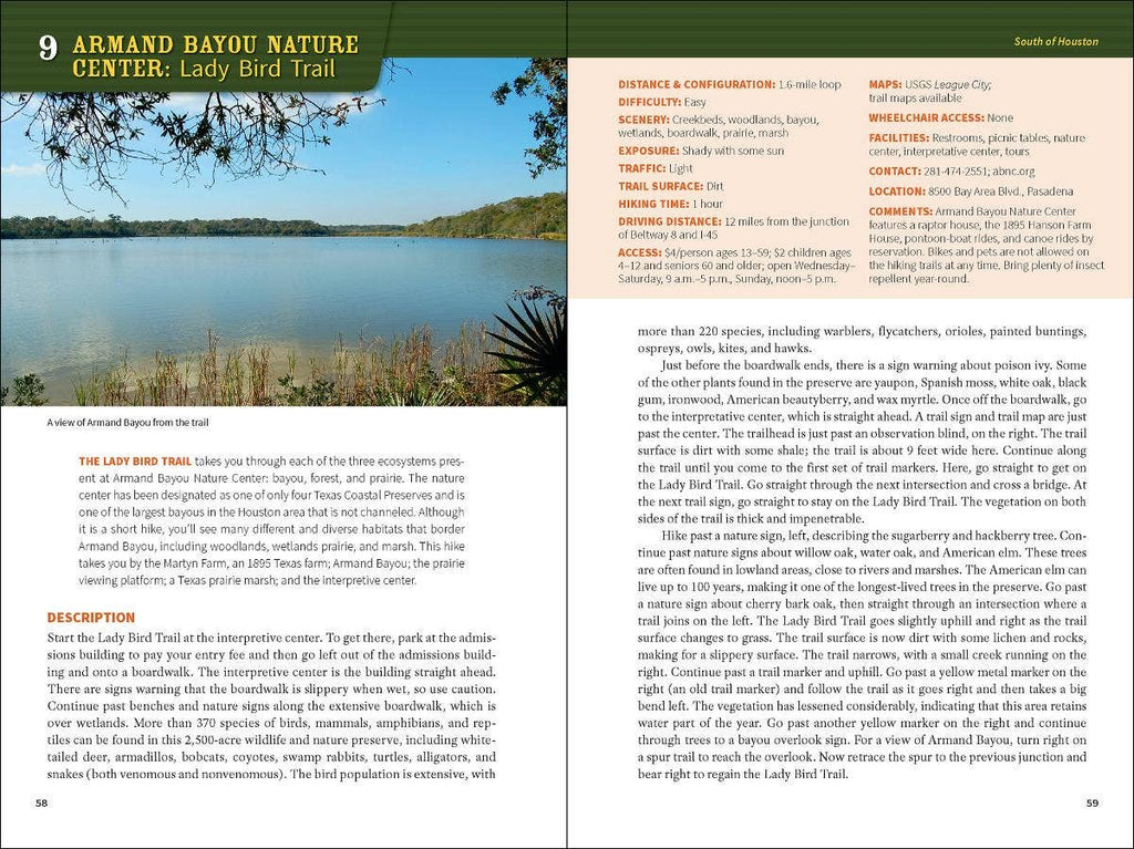 60 Hikes: Houston 3e