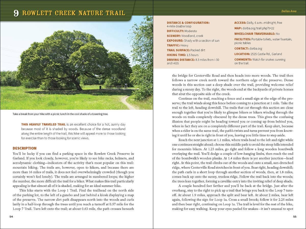 60 Hikes: Dallas/Fort Worth 3e