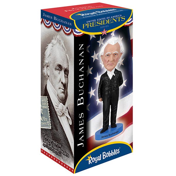 Royal Bobbles James Buchanan Collectible Bobblehead Statue