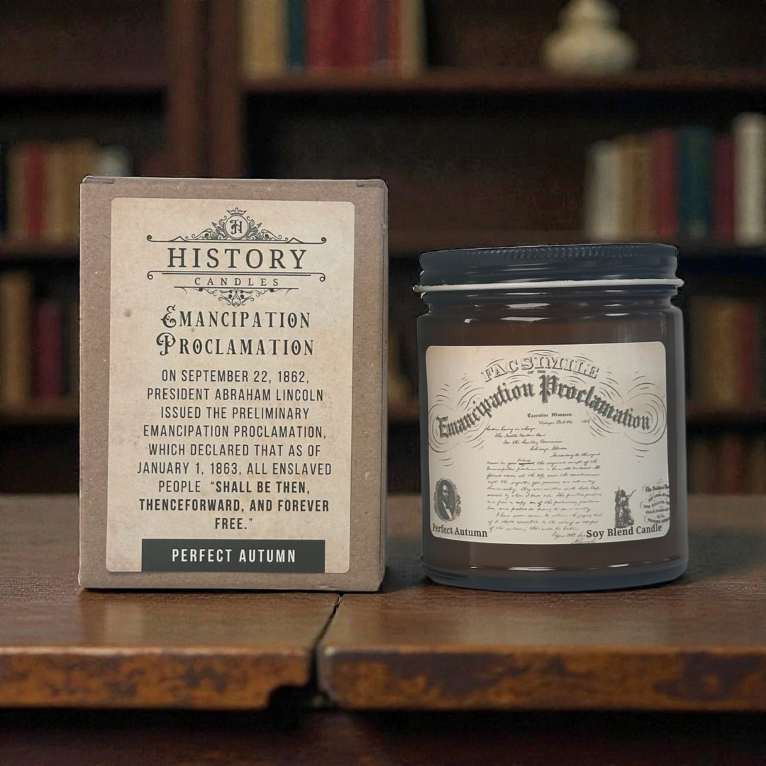 History Candles - EMANCIPATION PROCLAMATION Candle