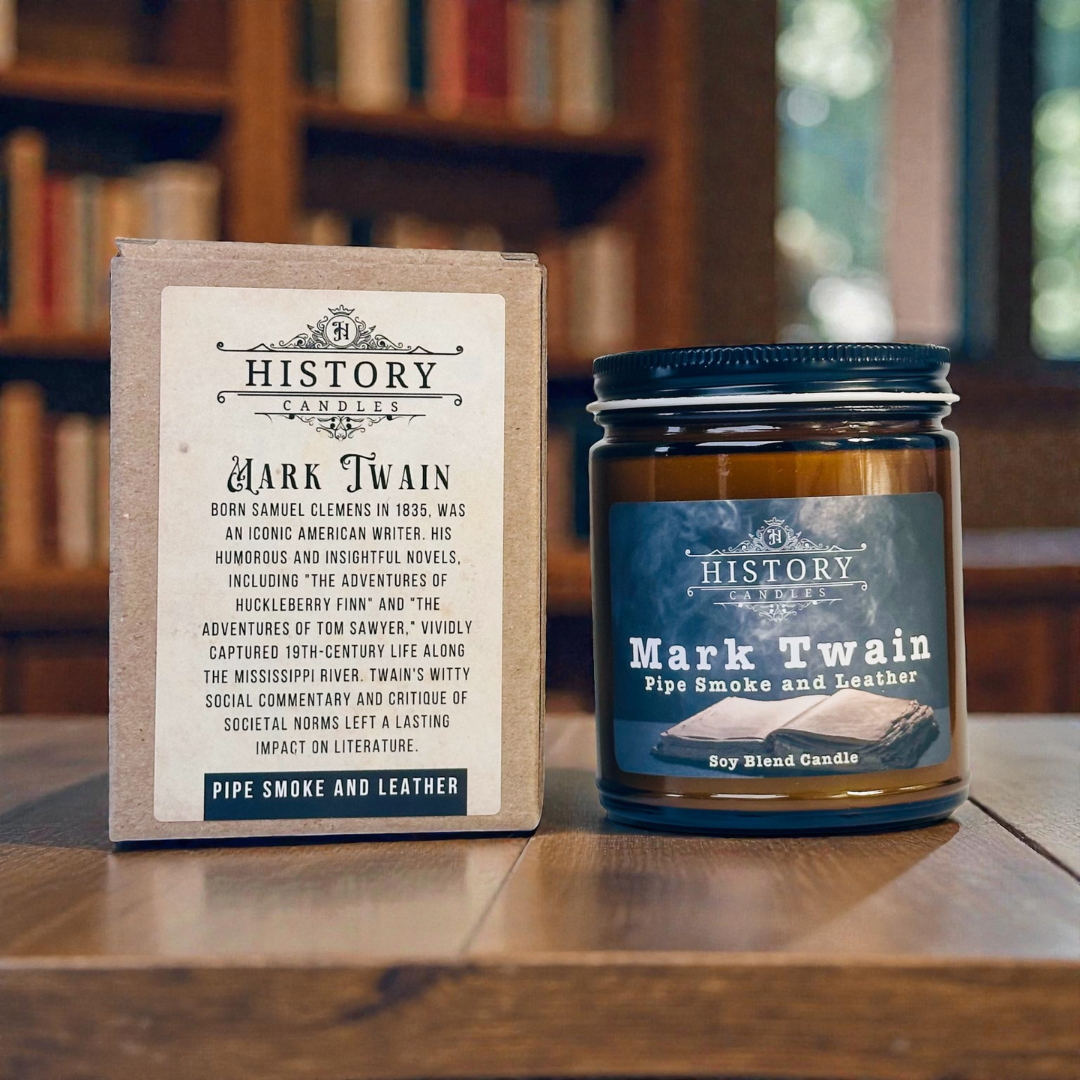 History Candles - MARK TWAIN Candle