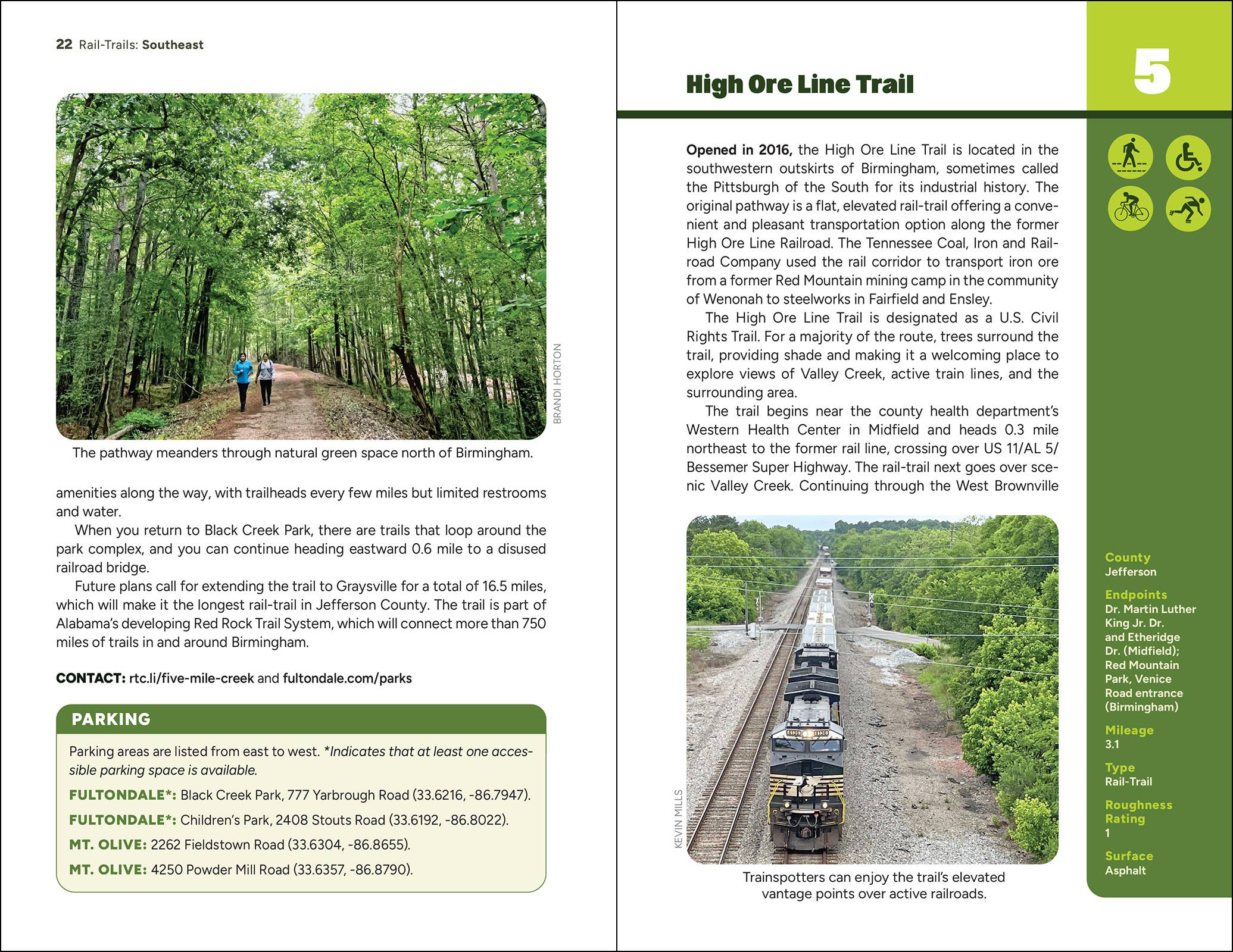 Rail-Trails Southeast 2e