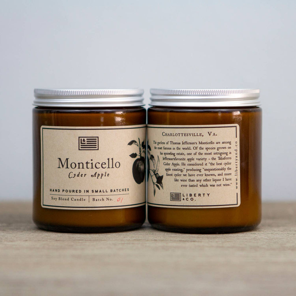 Thomas Jefferson's Monticello Soy Blend Candle