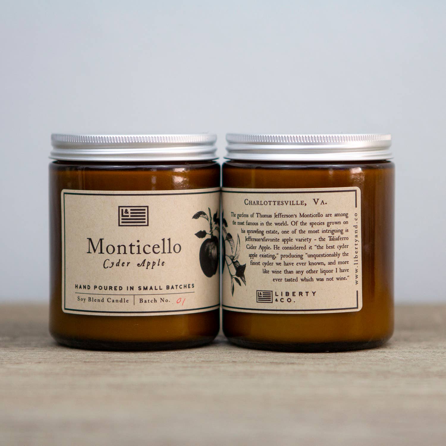 Thomas Jefferson's Monticello Soy Blend Candle