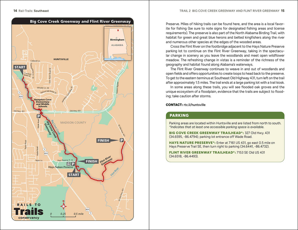 Rail-Trails Southeast 2e