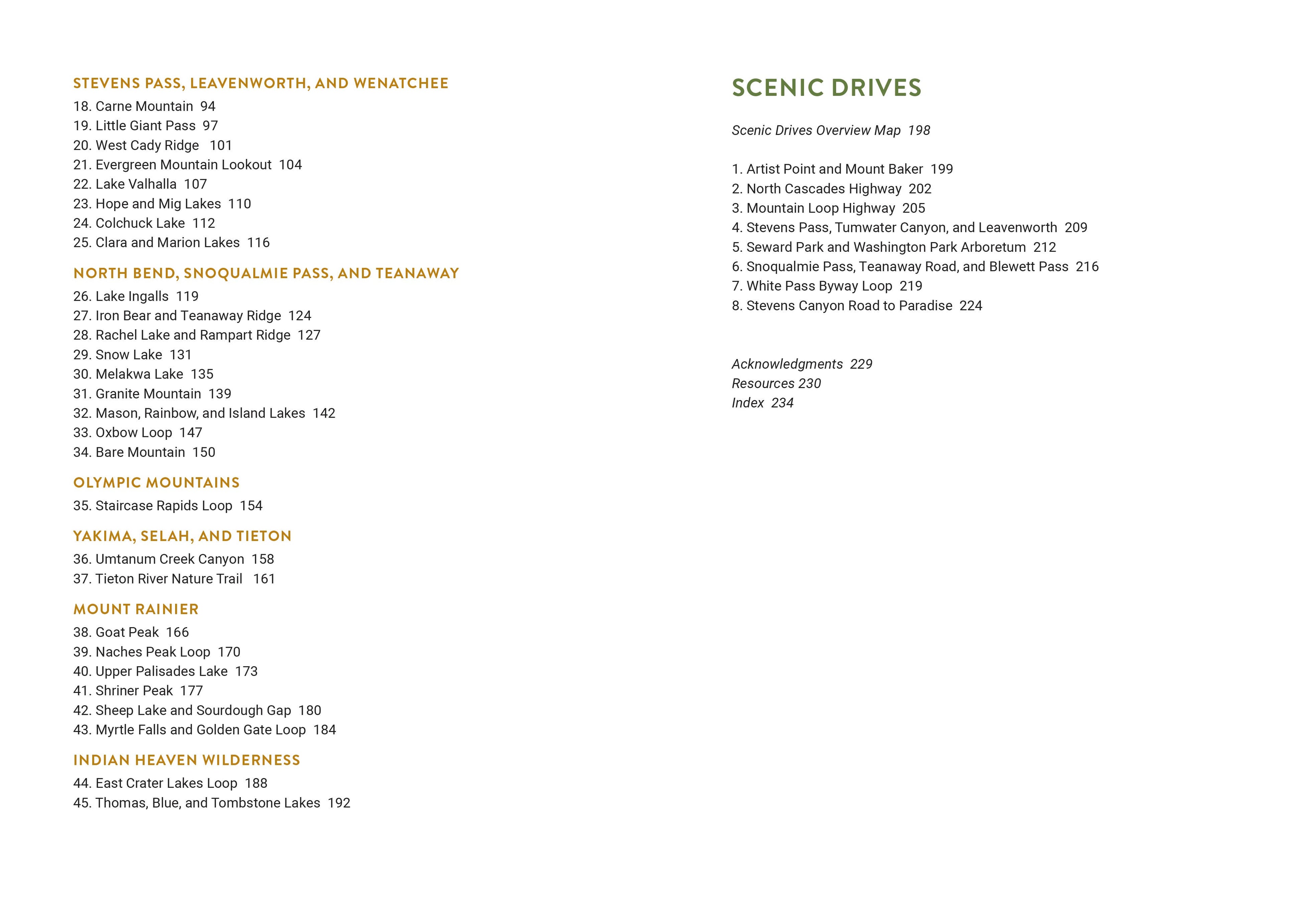 Fall Color Hikes: Washington