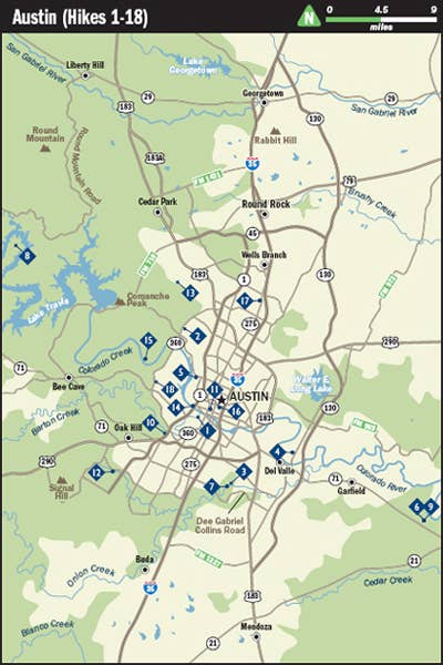 60 Hikes: San Antonio & Austin 4e