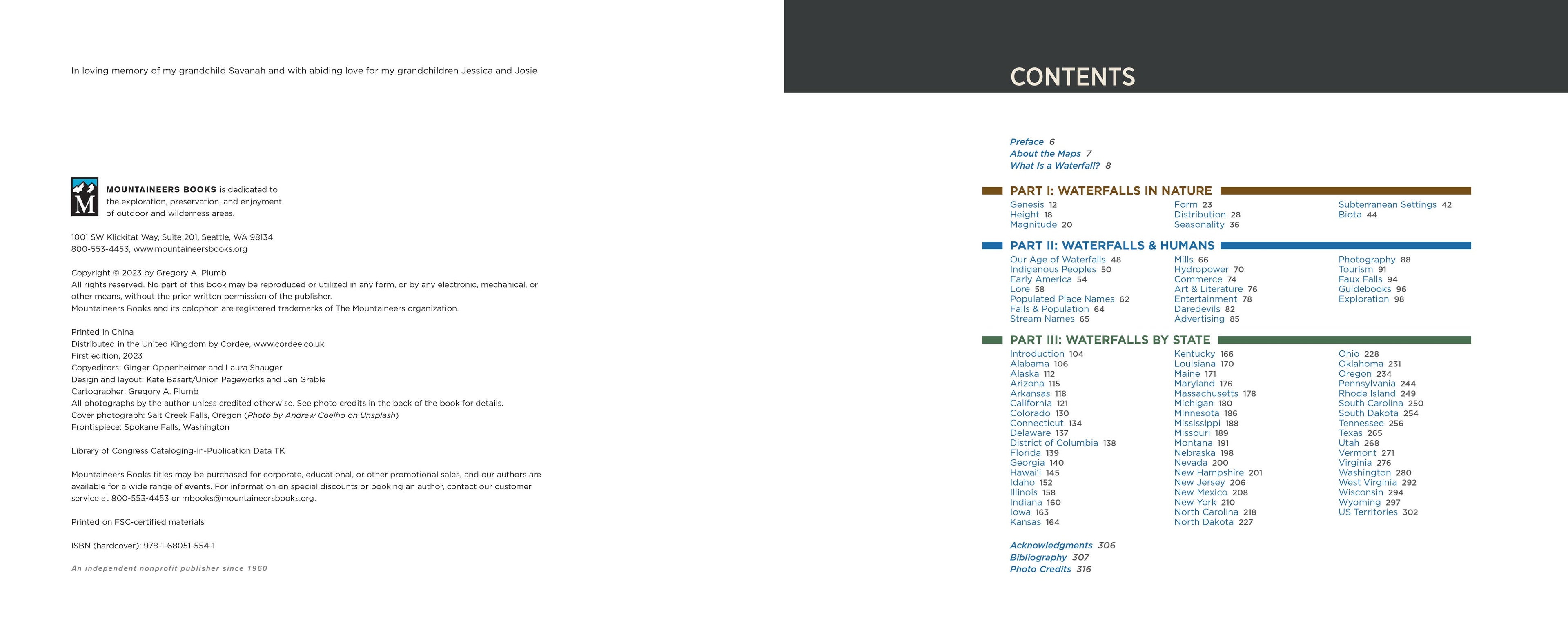 Waterfall Atlas of the United States